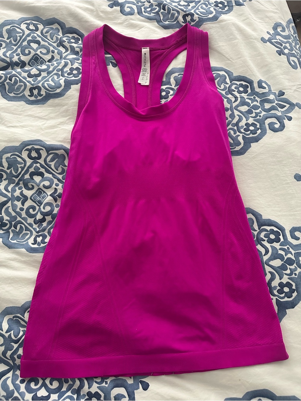 Athleta Fuchsia Racerback Tank Top